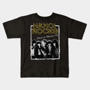 hanoi rocks retro Kids T-Shirt